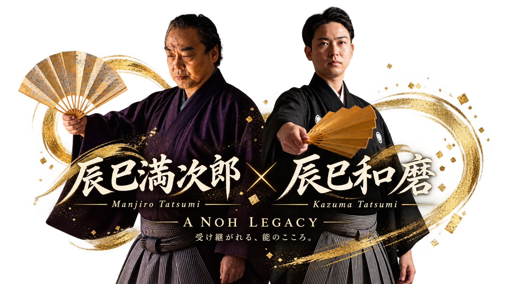 Your hosts: Manjirō Tatsumi and Kazuma Tatsumi — A Noh Legacy